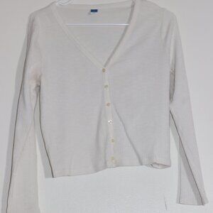 White on White button up